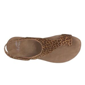Dansko Reece T-Strap Slingback Sandal – Leopard Print - Size 37